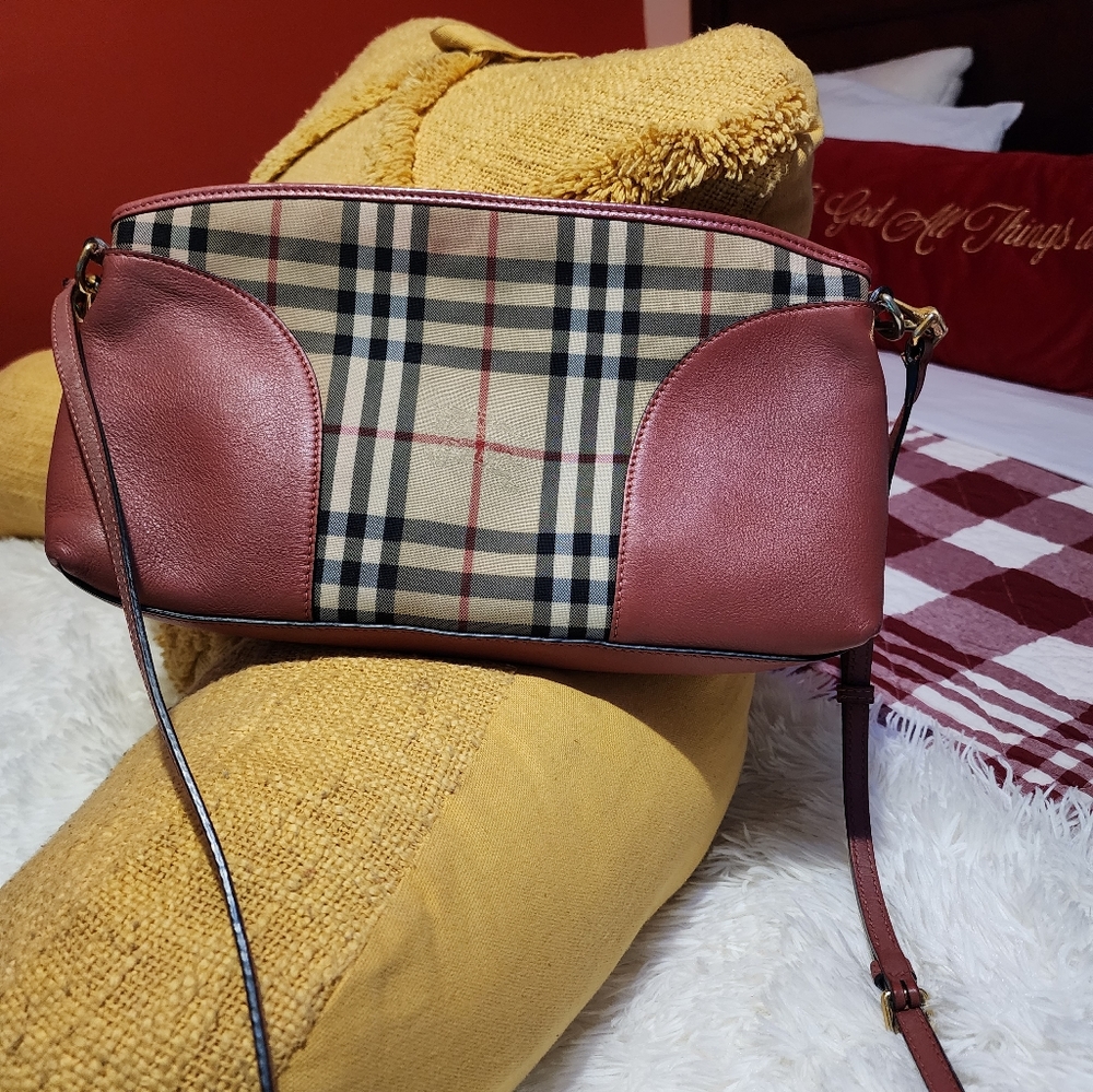 Authentic Burberry crossbody bag